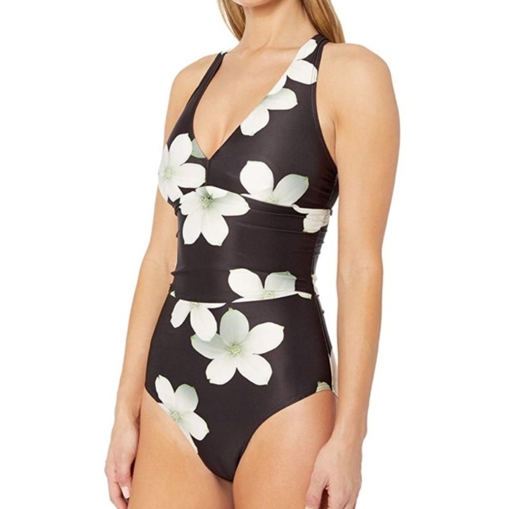 LAUREN Ralph Lauren Twist Back Halter Swimsuit